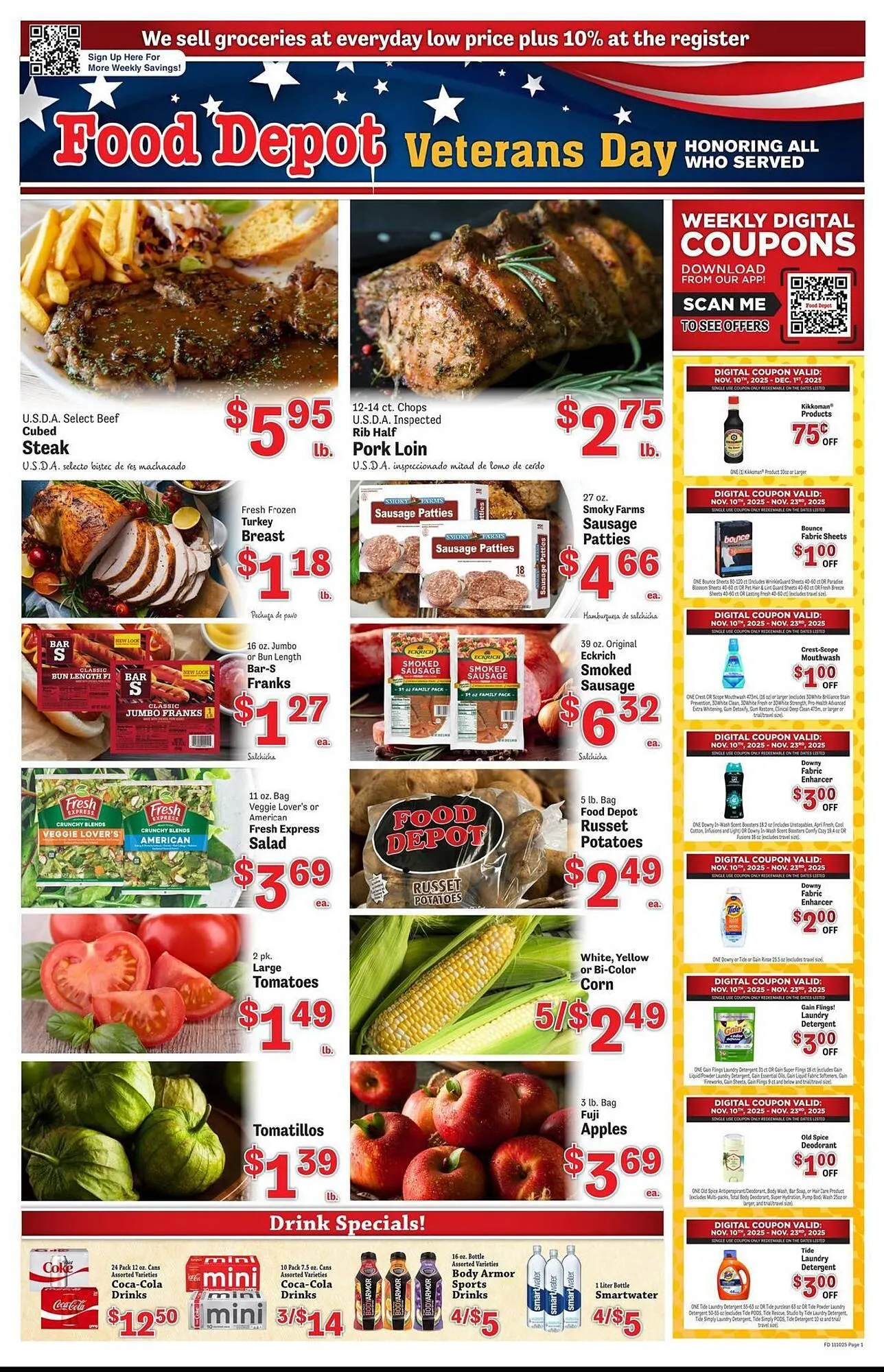 Weekly ad Food Depot weekly ad from November 10 to November 16 2025 - Page 1