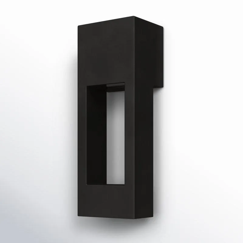 16" H x 5.75" W x 5.75" D Blandburg Rectangle Outdoor Aluminum LED Wall Light