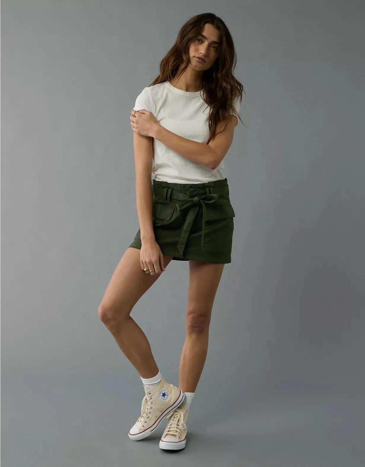 AE Stretch Cargo Mini Skort