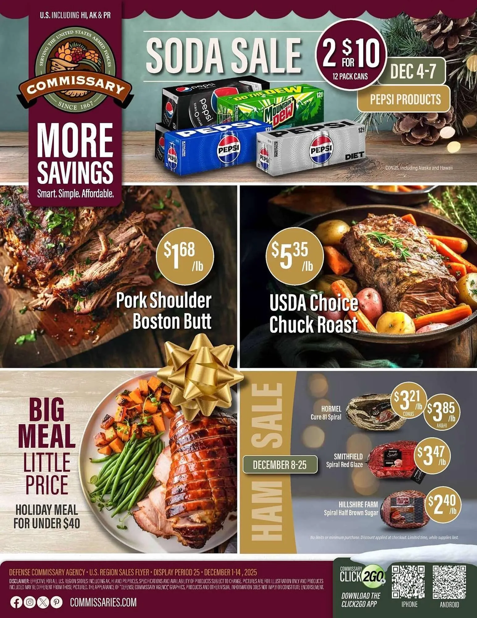 Weekly ad Commissary weekly ad from December 1 to December 14 2025 - Page 1