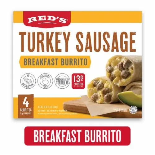 Red's Turkey Sausage Frozen Breakfast Burrito
