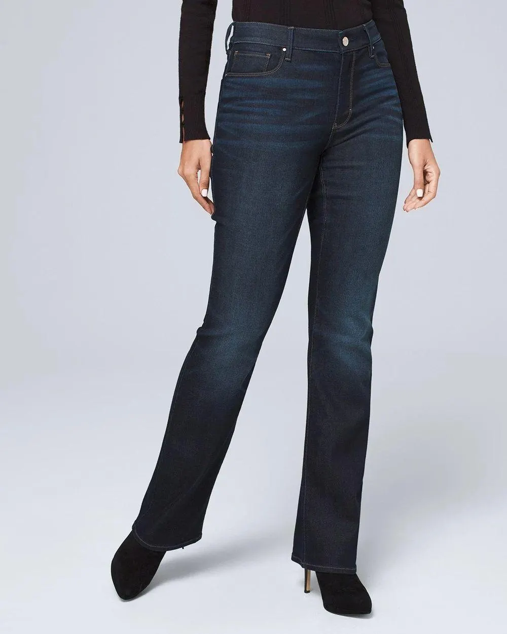 Curvy-Fit Mid-Rise Everyday Soft Denim