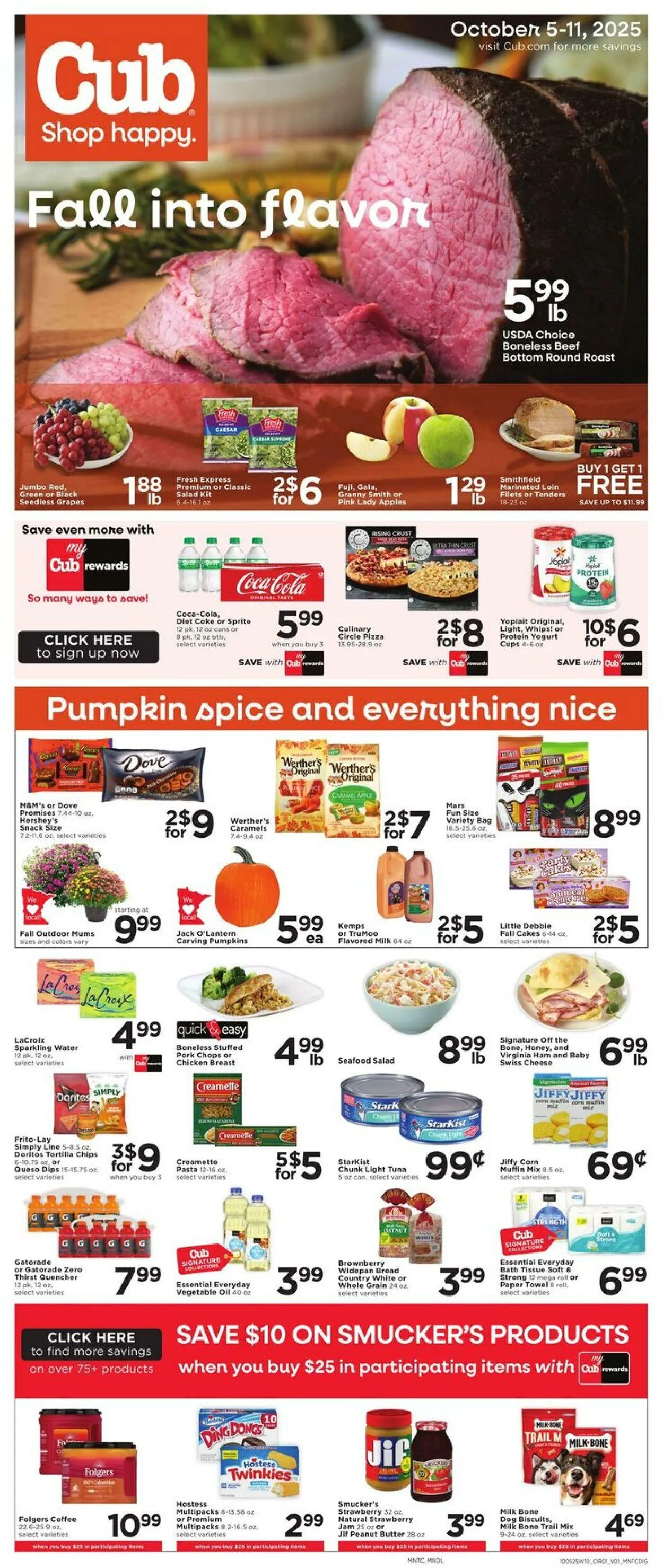 Weekly ad Cub Foods Current weekly ad from October 5 to October 11 2025 - Page 1
