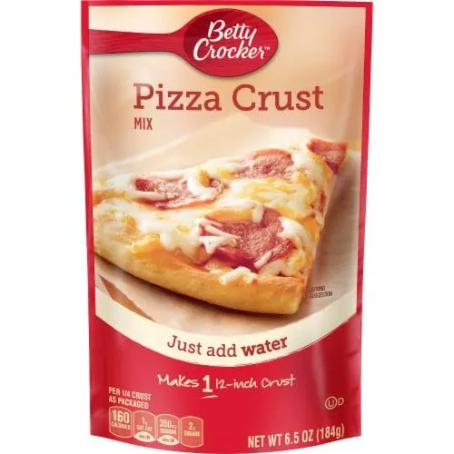 Betty Crocker Pizza Crust Mix - 6.5 oz (Pack of 48)