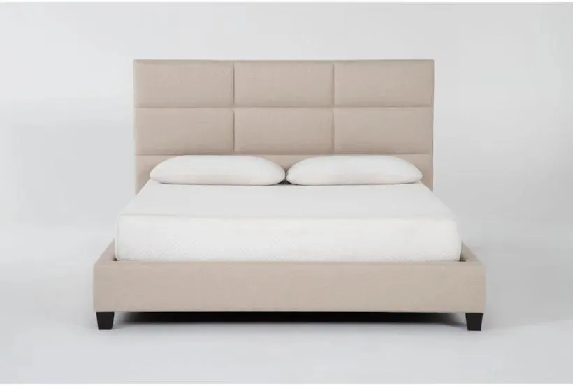 Oliver II California King Upholstered Panel Bed