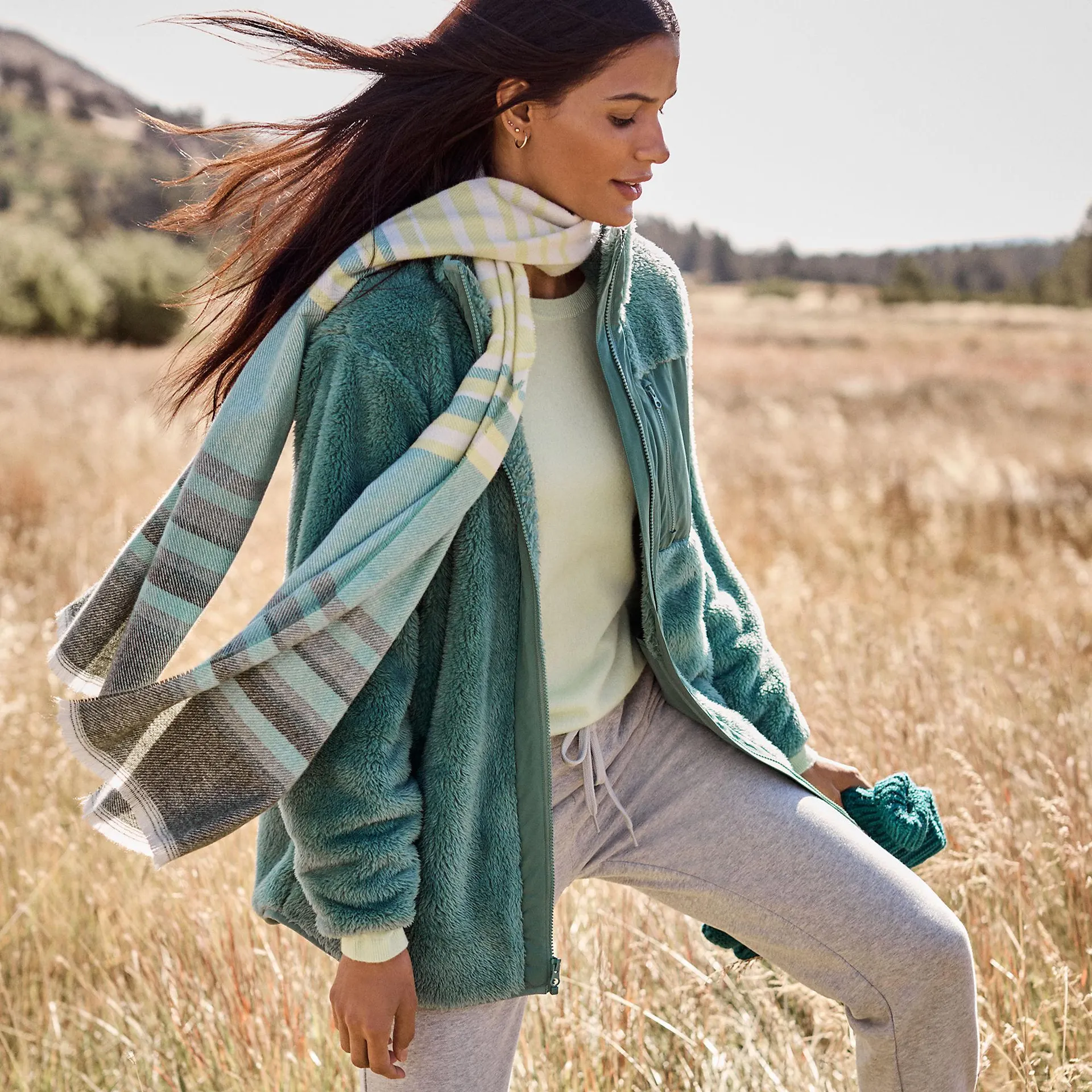 Women's Full Zip Cozy Sherpa Fleece Jacket