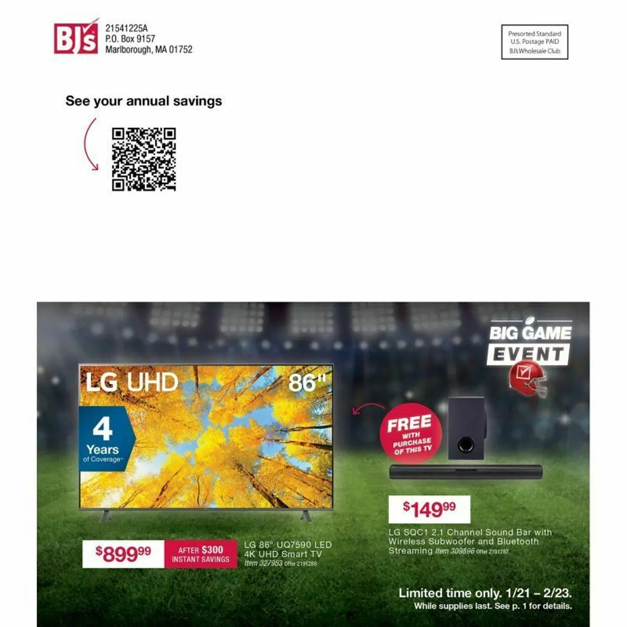 Weekly ad BJ's from January 23 to February 6 2025 - Page 45