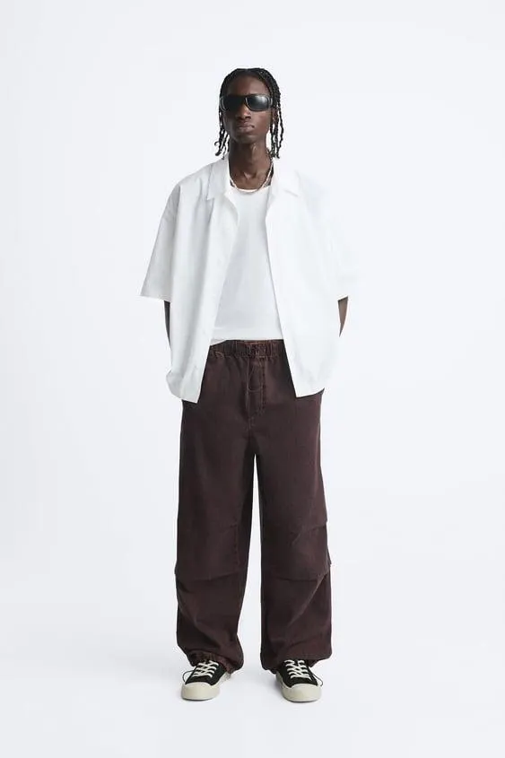 FADED PARACHUTE TROUSERS