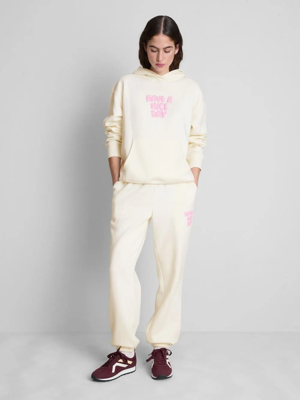 Cotton-Blend Graphic Hoodie