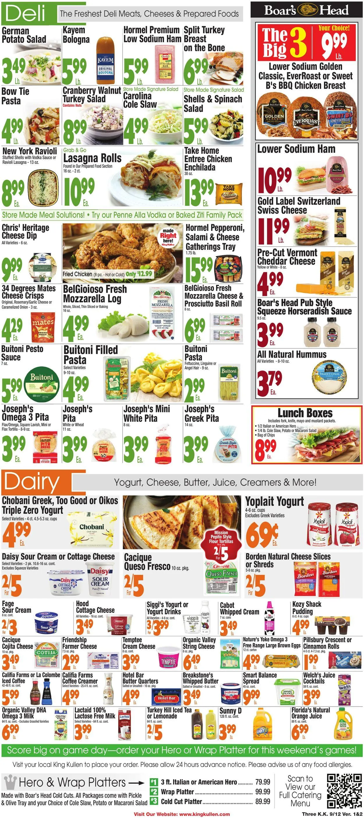 Weekly promotion King Kullen Current weekly ad spanning from September 11 to September 18 2025 - Page 3 for Catalogue 365