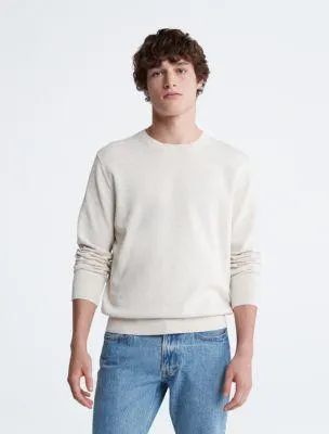 Smooth Cotton Sweater