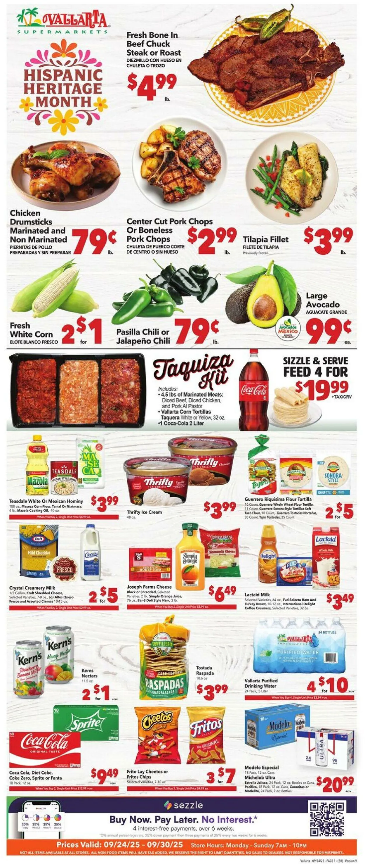 Weekly ad Vallarta from September 24 to September 30 2025 - Page 1