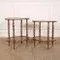 English 2-Tier Lamp Tables, 1890s, Set of 2
