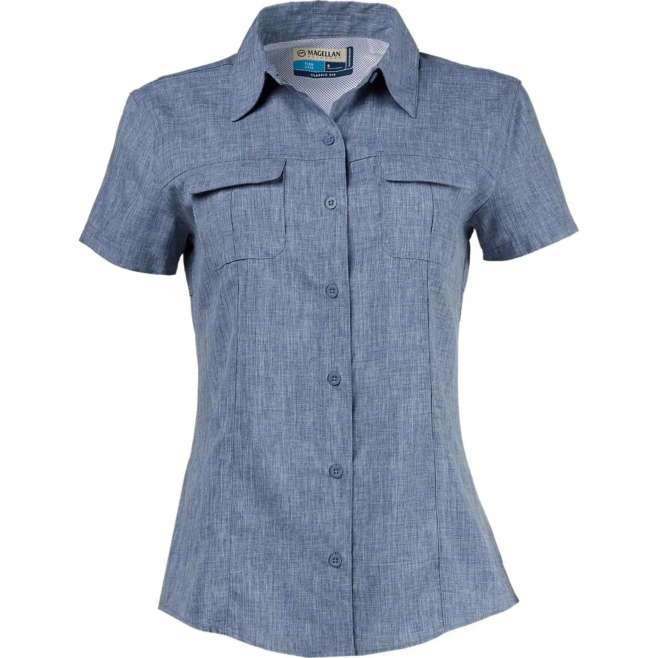 Magellan Outdoors Women's Aransas Pass Heathered Fishing Top