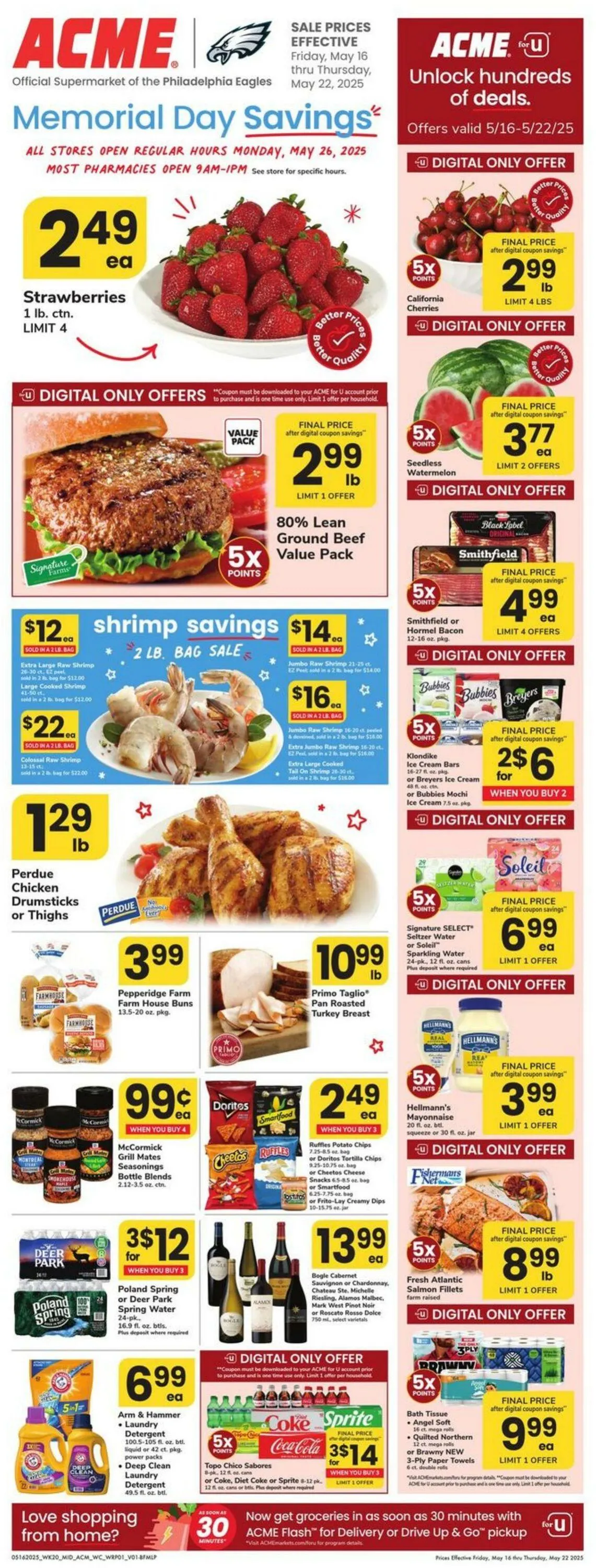 Catálogo de Acme Current weekly ad 16 de mayo al 22 de mayo 2025 - Página 1