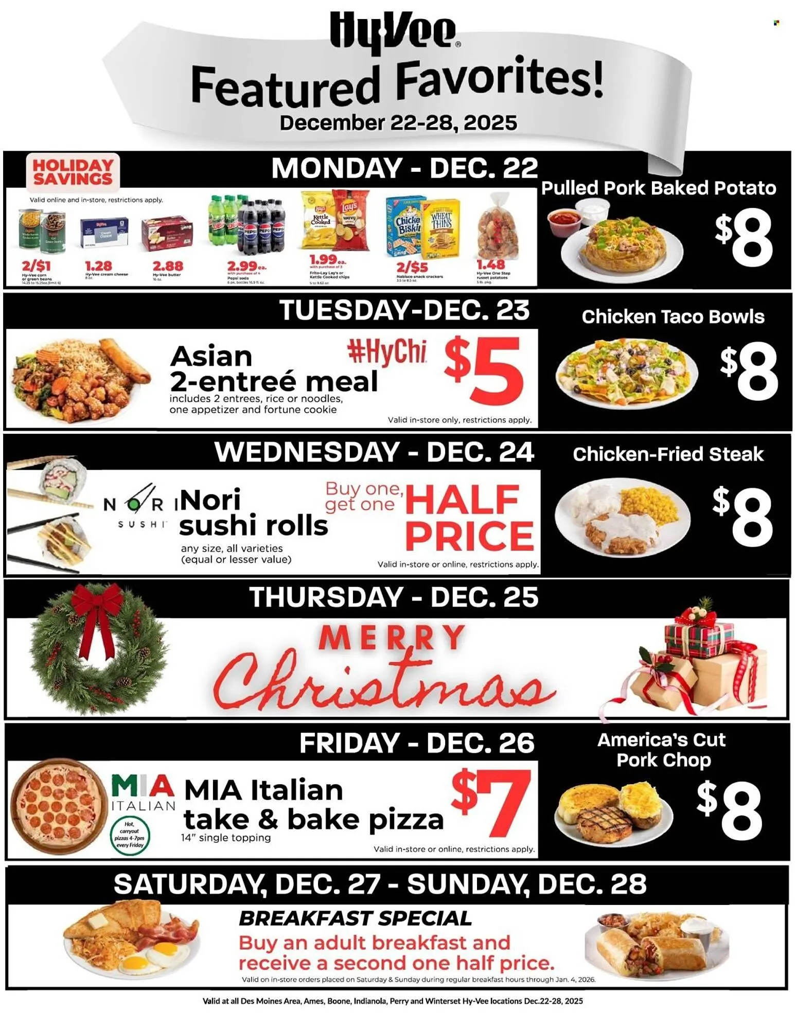 Weekly ad Hy-Vee weekly ad from December 22 to December 28 2025 - Page 1
