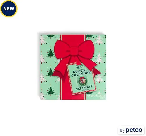 Merry Makings Cat Treat Advent Calendar, 1.3 oz.