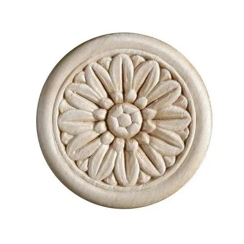 Round Heat Embossed Flower Applique - 2 Inch or 4 Inch