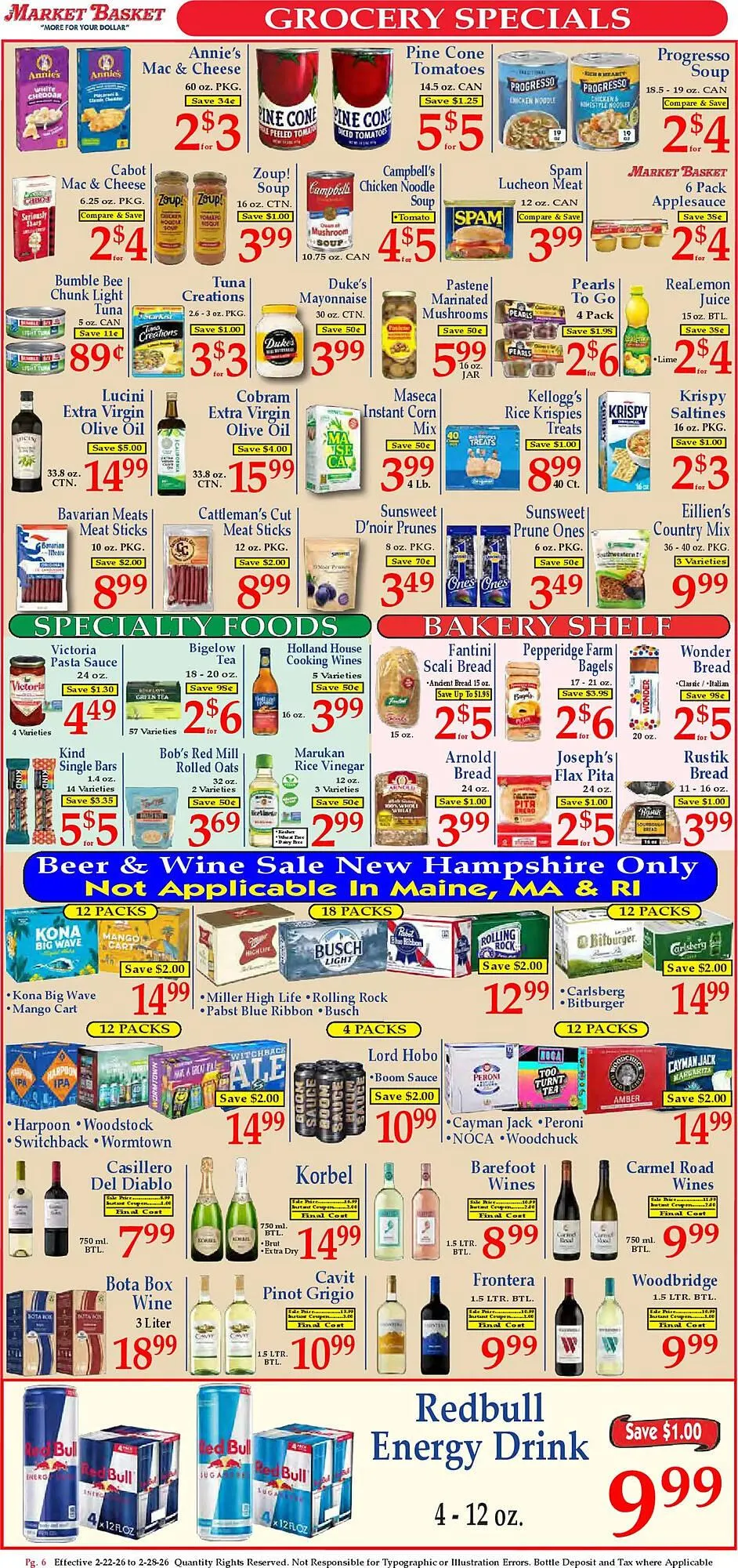 Weekly ad Market Basket weekly ad from February 22 to February 28 2026 - Page 6