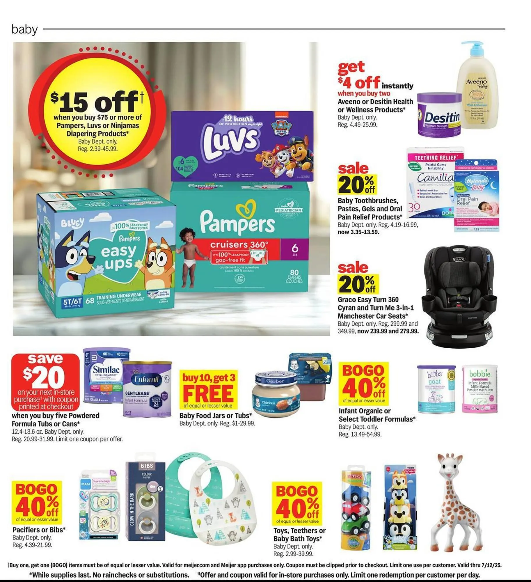 Weekly ad Meijer Weekly Ad from July 6 to July 12 2025 - Page 36