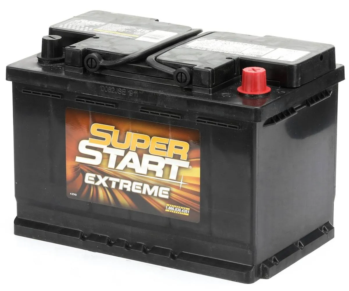 Super Start Extreme Standard Flooded Top Post Battery Group Size 48 H6 - 48EXT