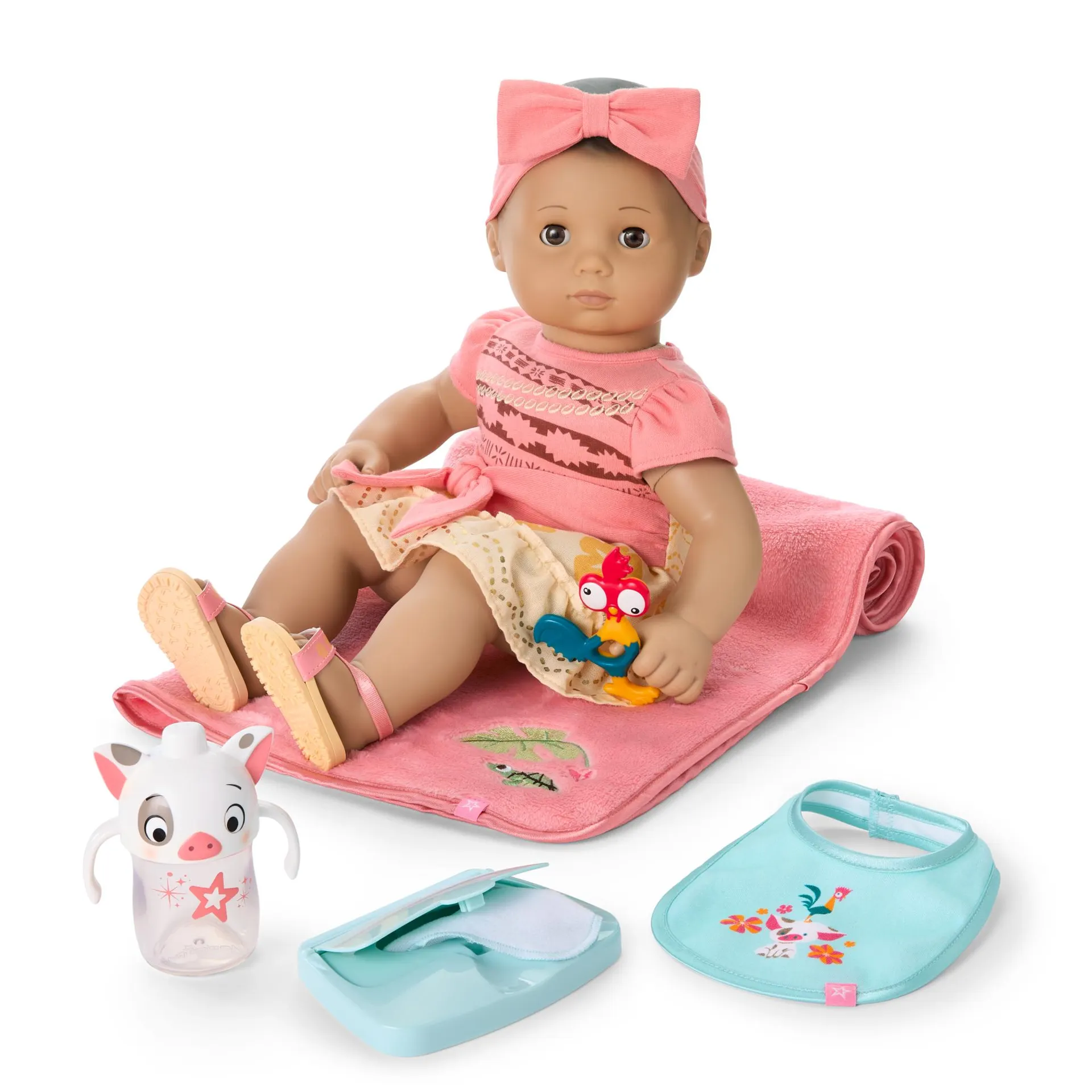 Disney Princess Moana Cuddle & Care Set with Bitty Baby® Doll by American Girl®
