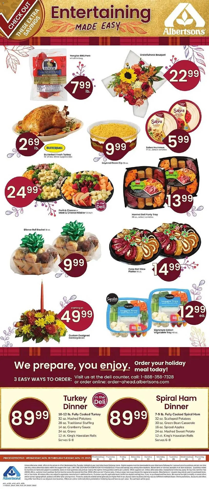Weekly ad Albertsons weekly ad from November 19 to November 28 2025 - Page 1