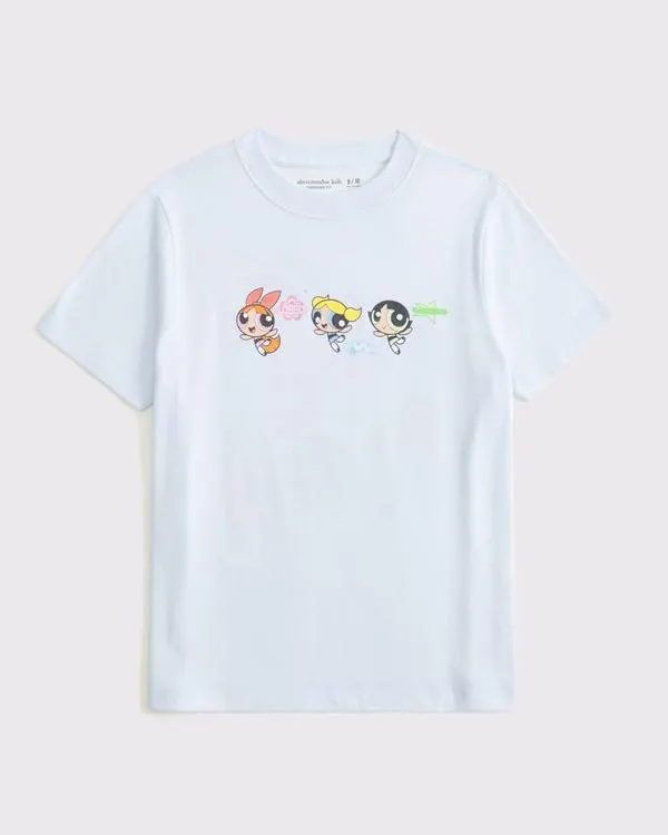 oversized powerpuff girls graphic tee