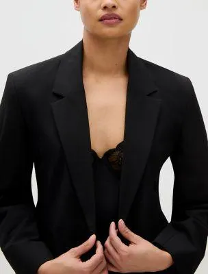 Refined Stretch Cinched Blazer