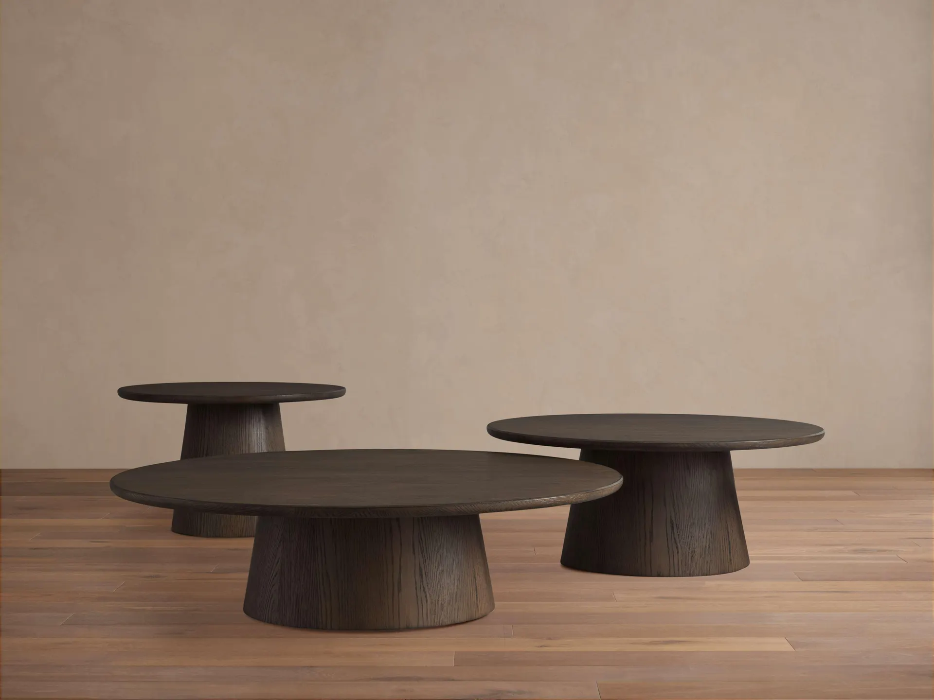 Hemmings Nesting Coffee Table Cluster in Chestnut