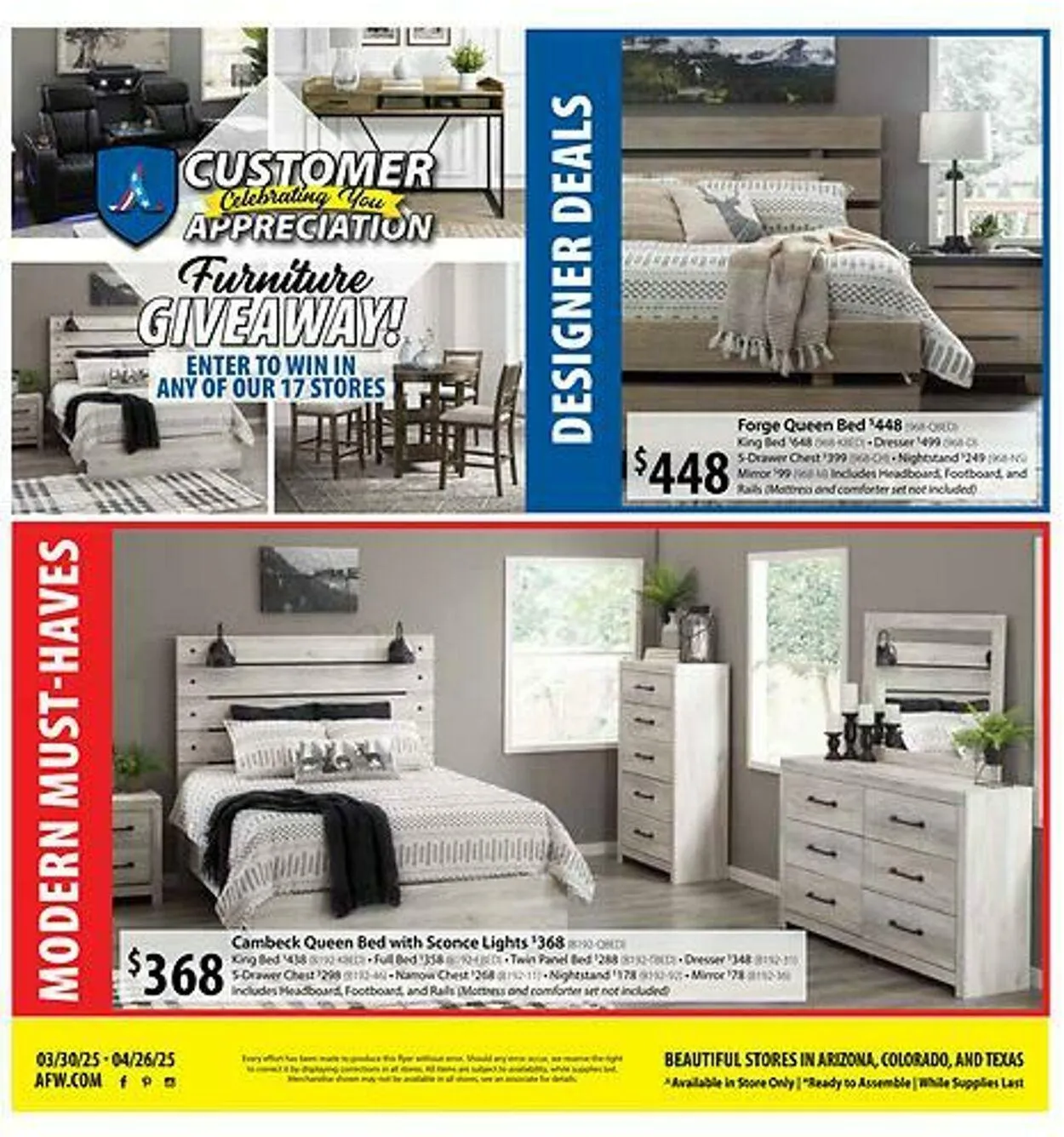 Weekly ad American Furniture Warehouse Current weekly ad from August 17 to August 31 2025 - Page 7