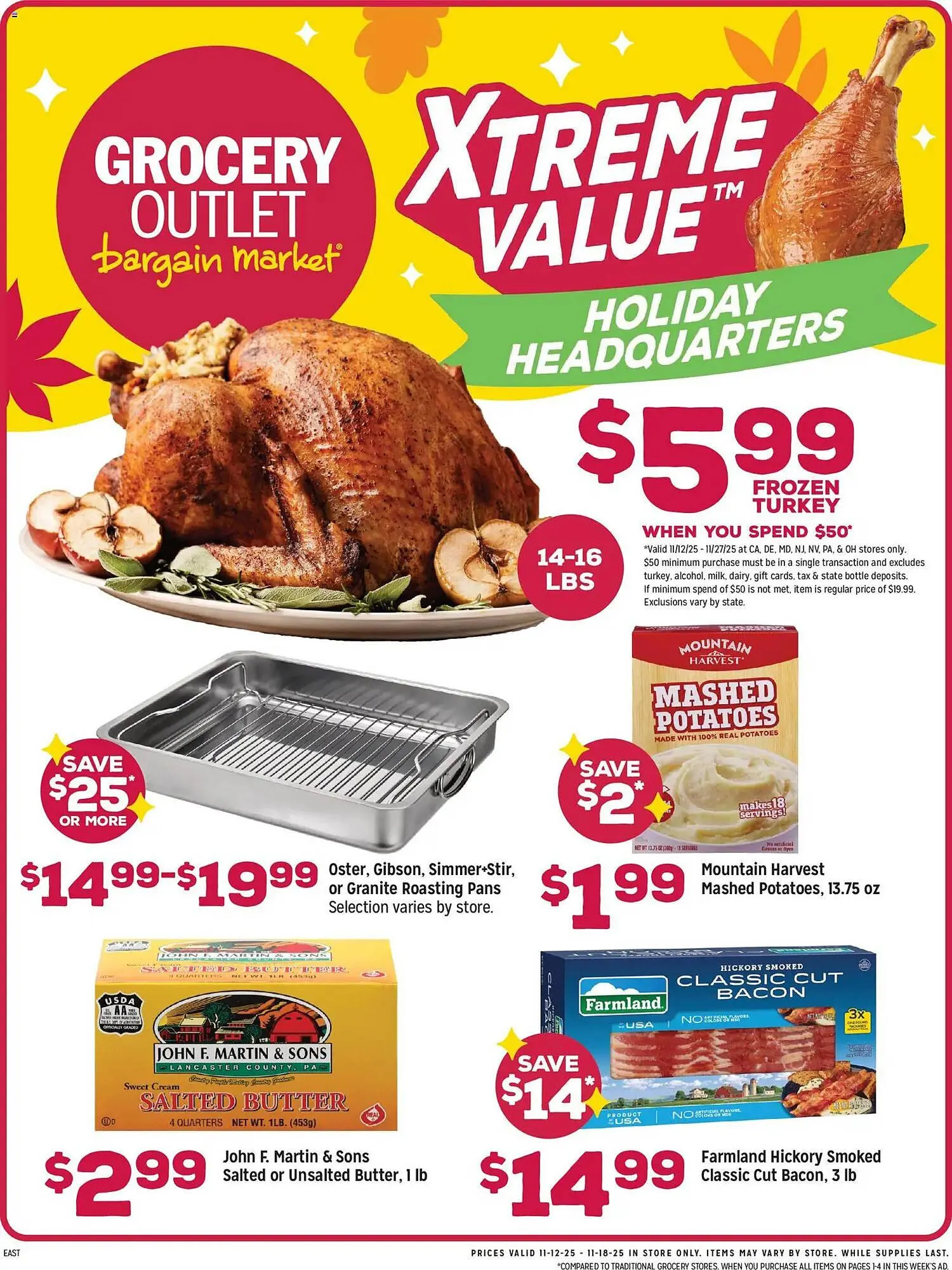 Weekly ad Grocery Outlet weekly ad from November 12 to November 19 2025 - Page 1