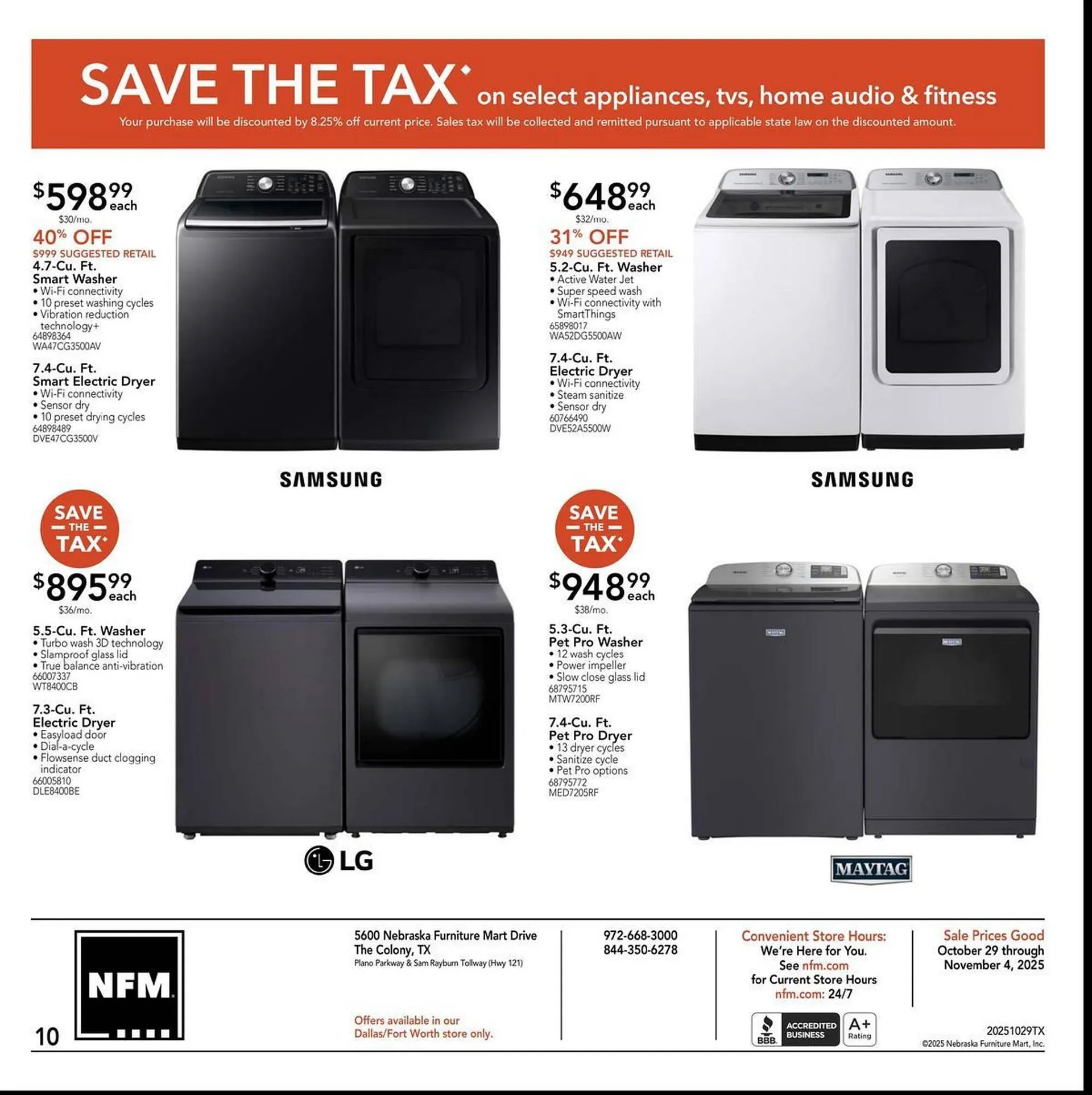 Weekly ad Nebraska Furniture Mart weekly ad from November 1 to November 4 2025 - Page 10