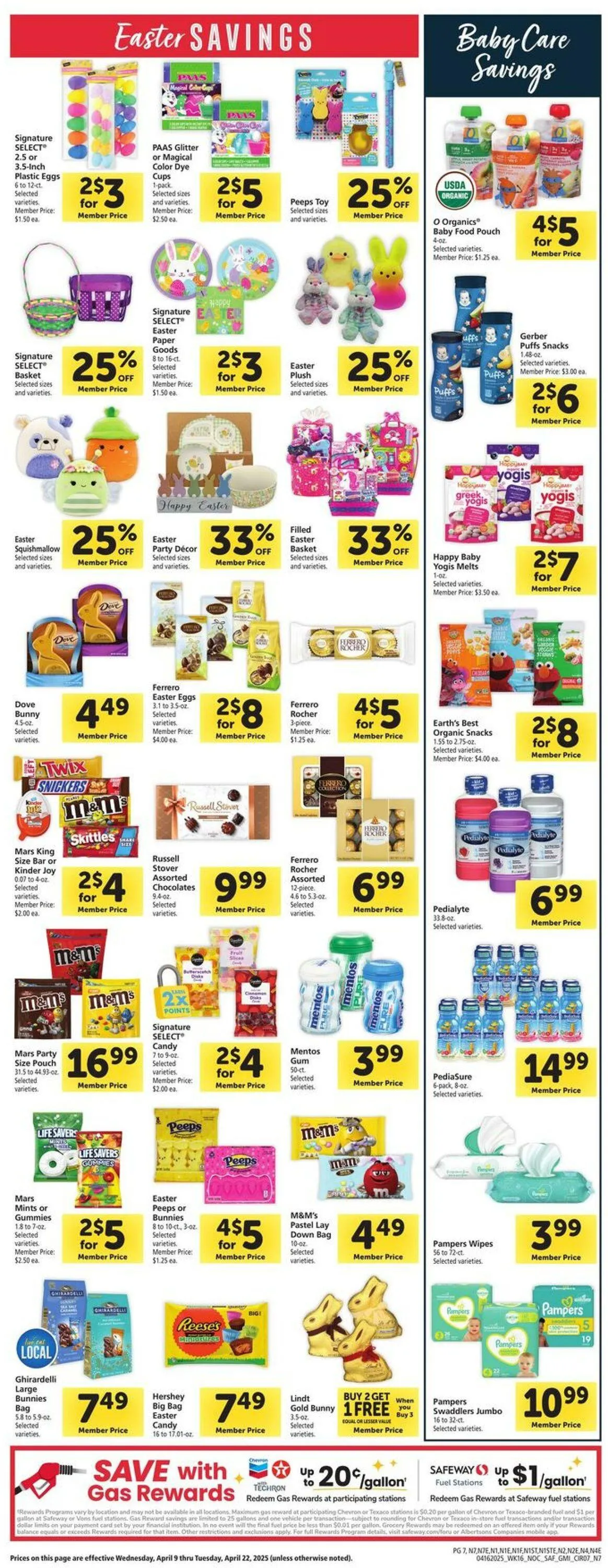 Weekly ad Safeway Current weekly ad from April 16 to April 22 2025 - Page 9