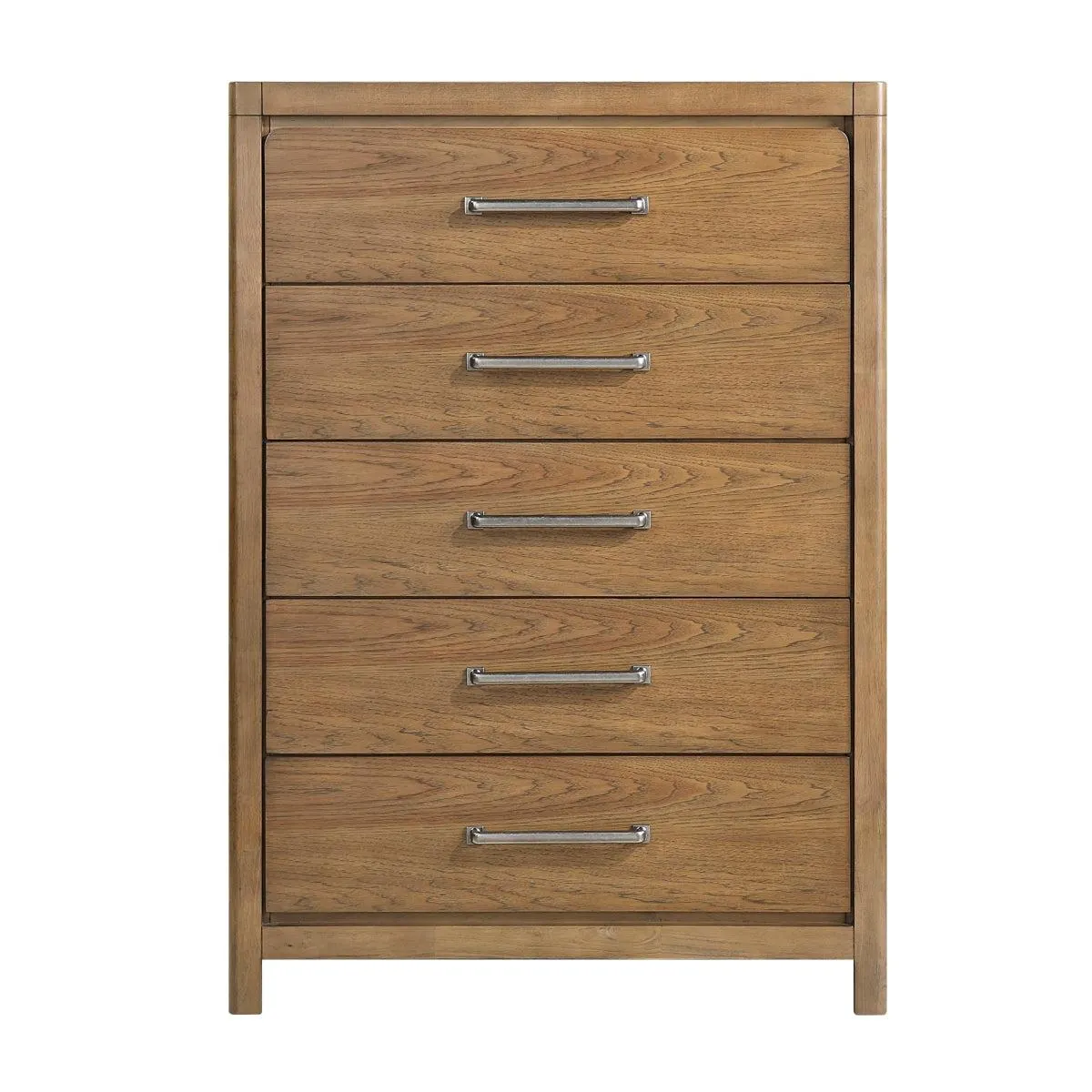 Hudson 54.5" Chest with 5 Drawers - Brown