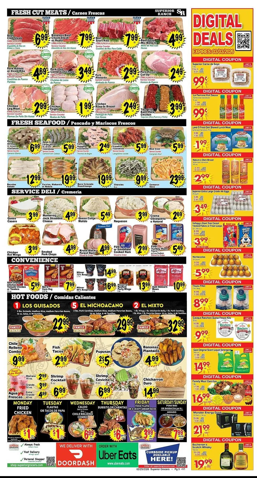 Weekly ad Superior Grocers weekly ad from February 25 to March 3 2026 - Page 3