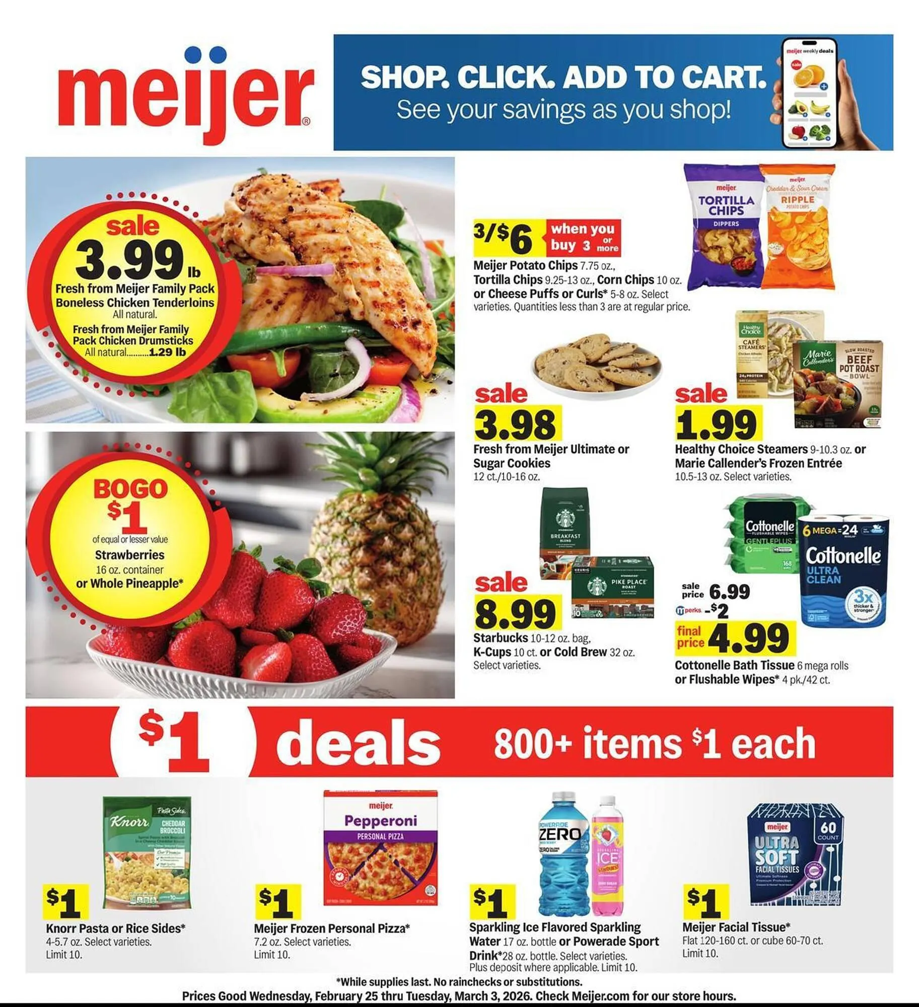 Weekly ad Meijer weekly ad from February 25 to March 3 2026 - Page 1
