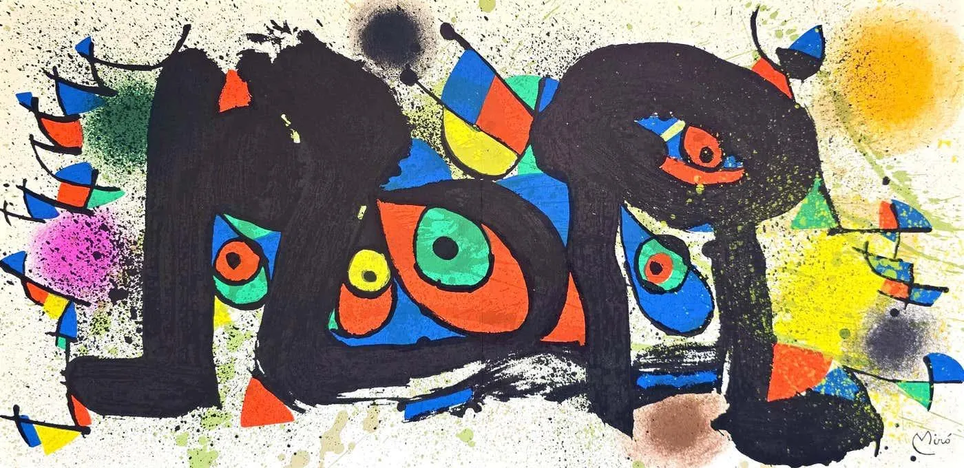 Joan Miró Sculptures I (Abstract, Modern, Surrealism, Colorful, Iconic, ~34% OFF) 1973