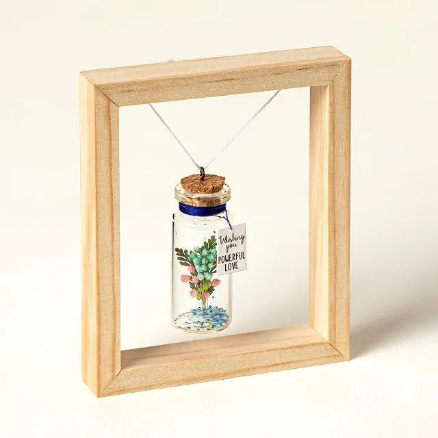 Birthday Flower in a Bottle Art