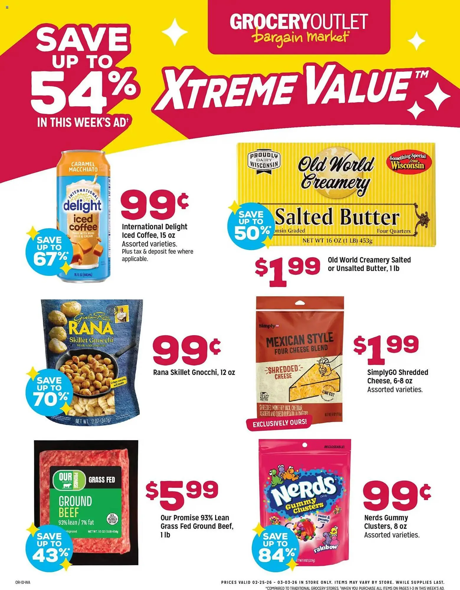 Weekly ad Grocery Outlet weekly ad from February 25 to March 3 2026 - Page 1