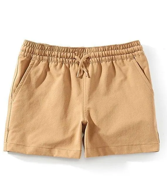 Little Boys Twill Synthetic Pull-On Shorts