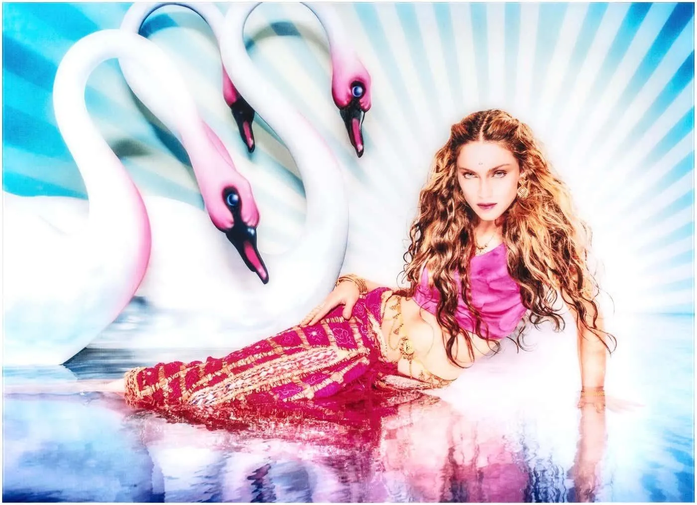 David LaChapelle Madonna: Mythical Swans 1998