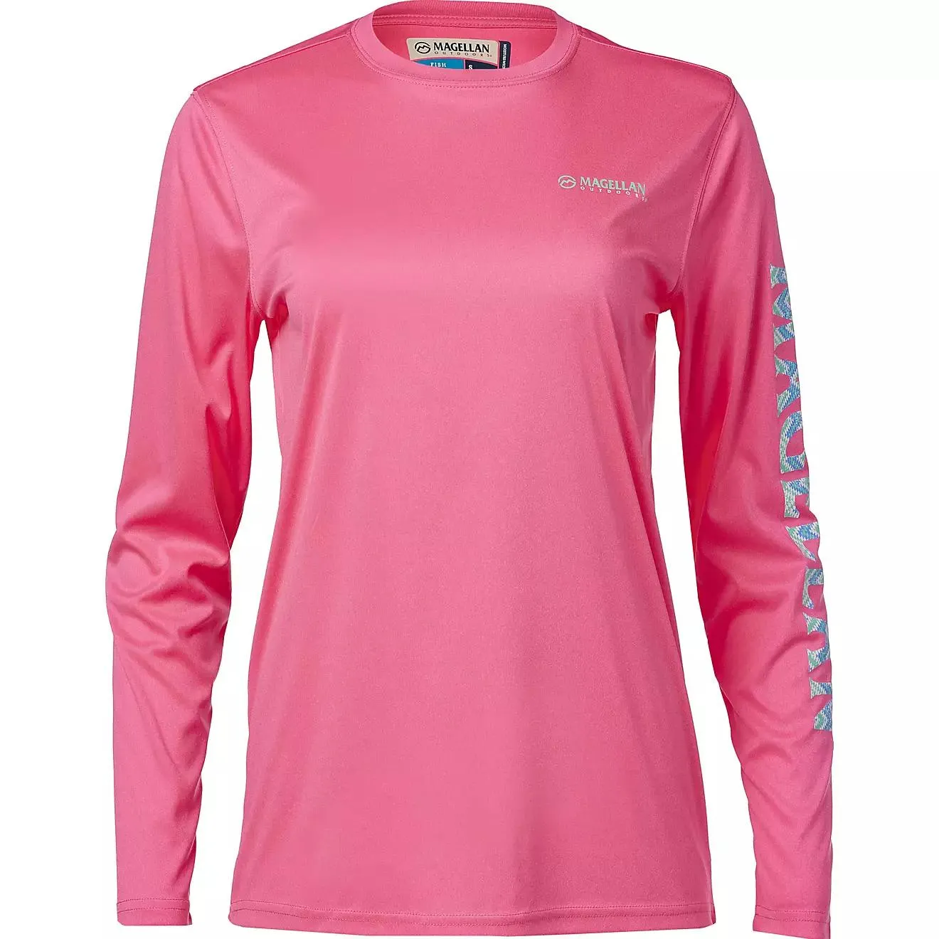 Magellan Outdoors Women's Caddo Lake Logo Crew Long Sleeve T-shirt