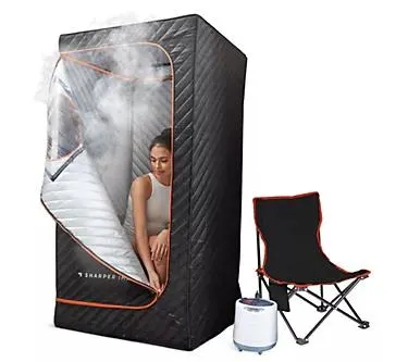 Make Your Selection: Sharper Image STEAM At Home Recovery Sauna Room