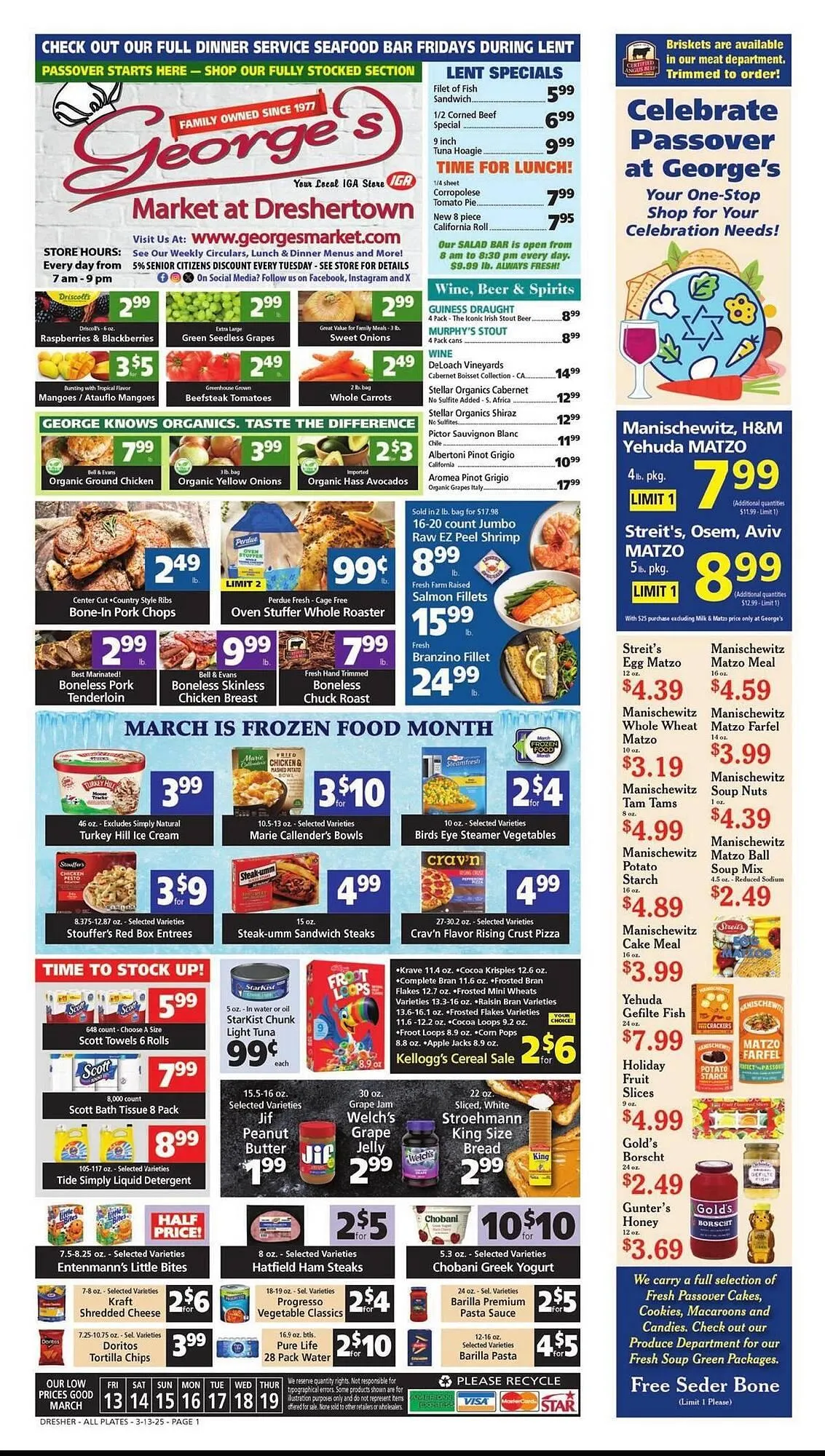 Weekly ad George's Market weekly ad from March 13 to March 19 2026 - Page 1