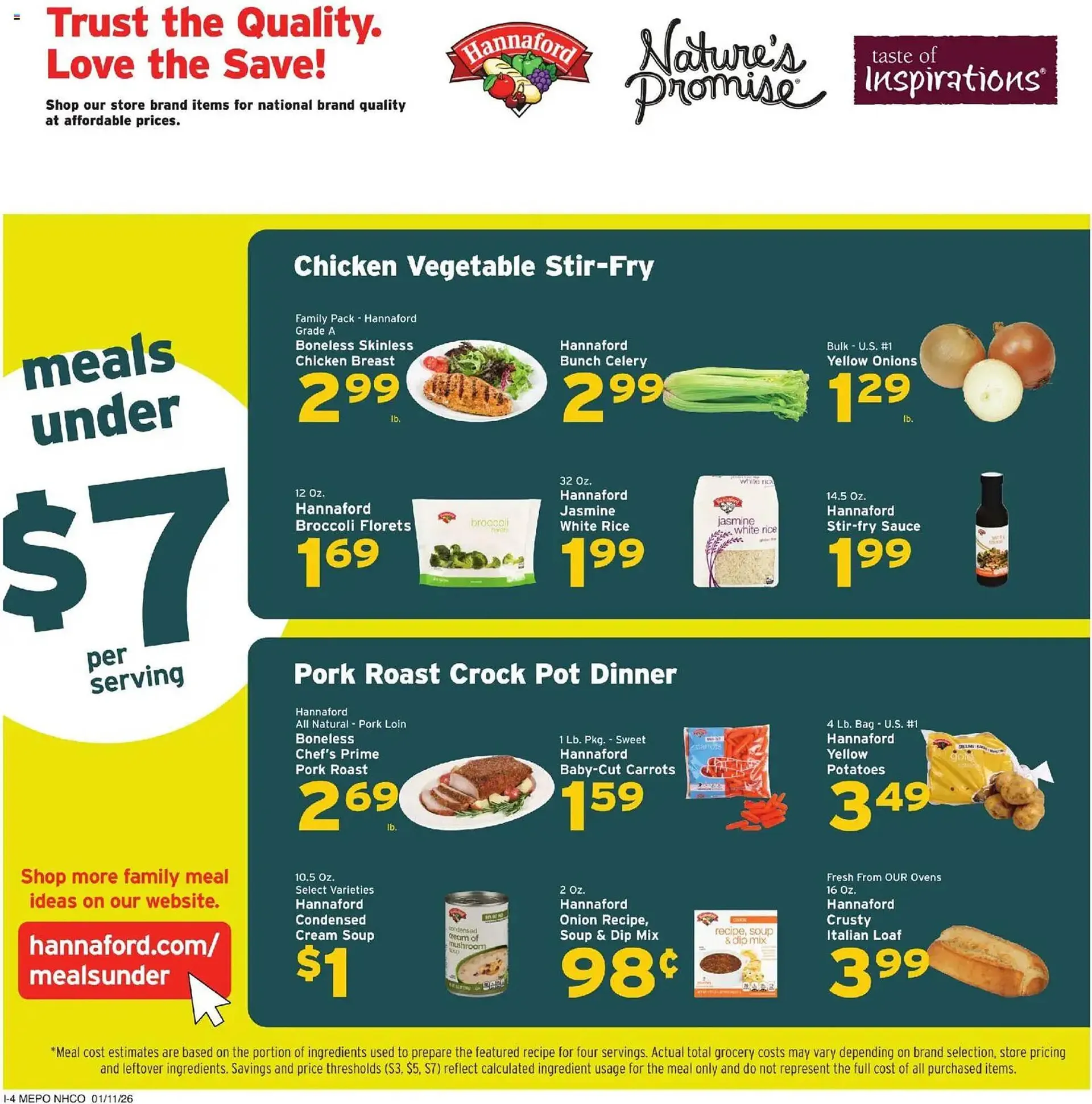 Weekly ad Hannaford flyer from January 11 to January 18 2026 - Page 12