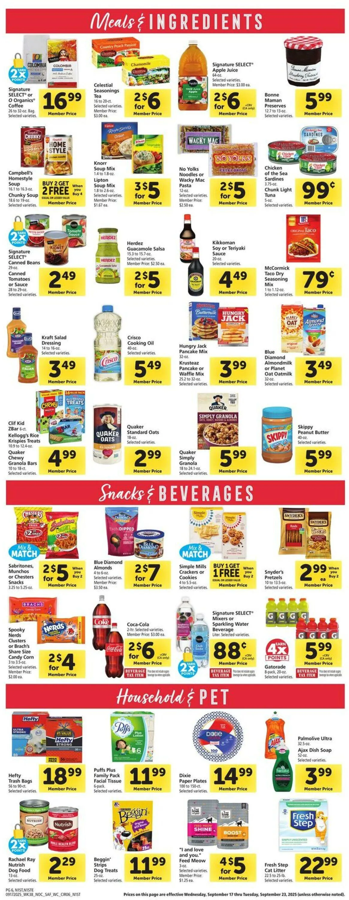 Weekly ad Safeway Current weekly ad from September 17 to September 23 2025 - Page 6
