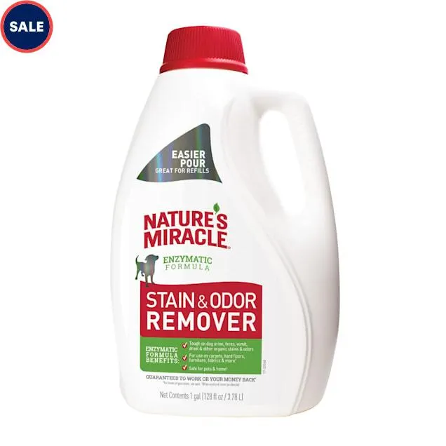 Nature's Miracle Stain & Odor Remover Scent Tough for Dogs, 128 fl. oz.