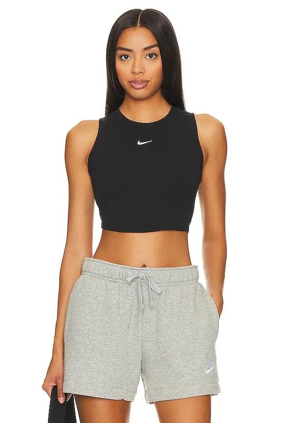 Ribbed Cropped Tank