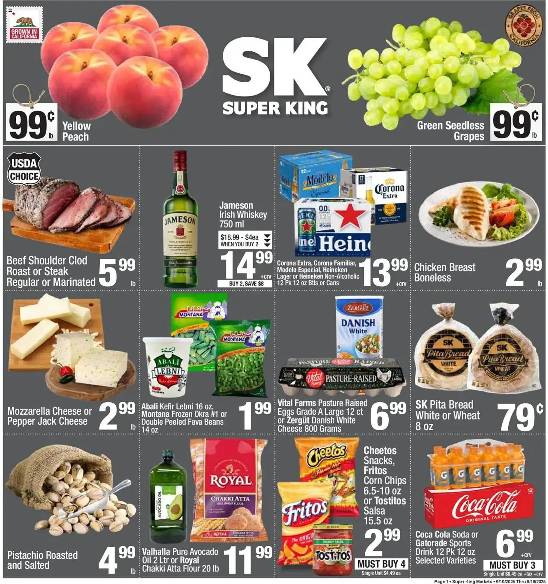 Weekly ad Super King Markets weekly ad from September 10 to September 16 2025 - Page 1